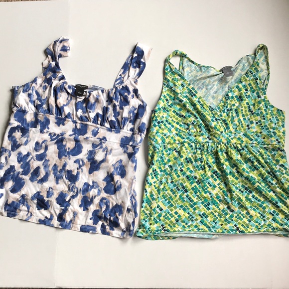 Ann Taylor Tops - Two Ann Taylor cotton tank tops Sz XL